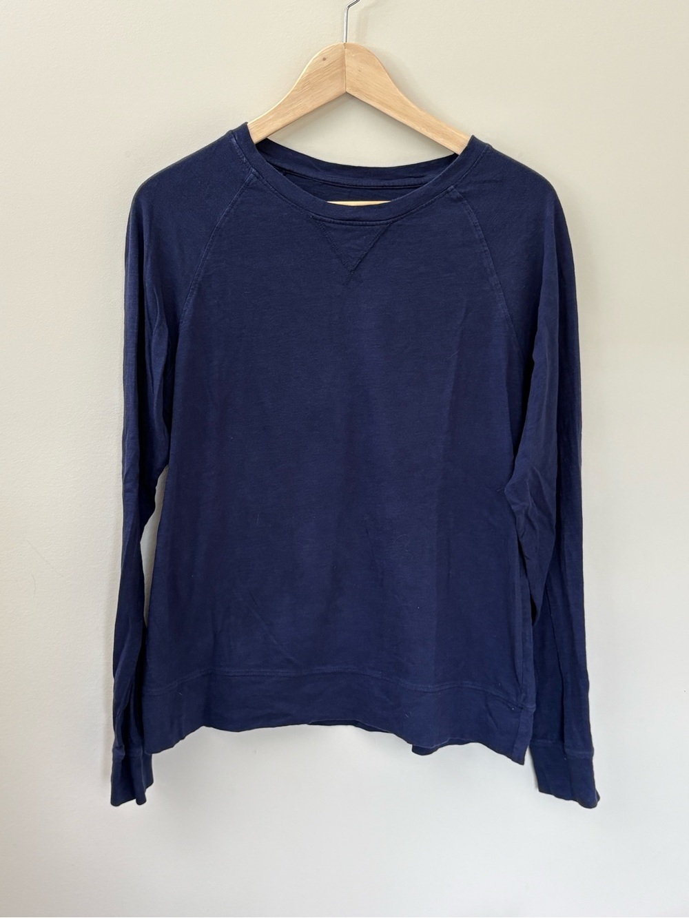Pact Navy Long Sleeve Tshirt Size Large *Runs small